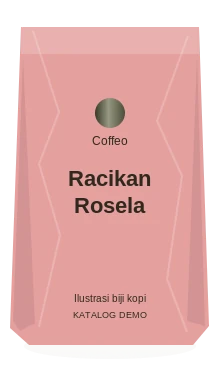 Ilustrasi kemasan Racikan Rosela
